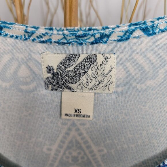 Lucky Brand X Holly Flock Blouse Womens XSmall - Picture 4 of 6